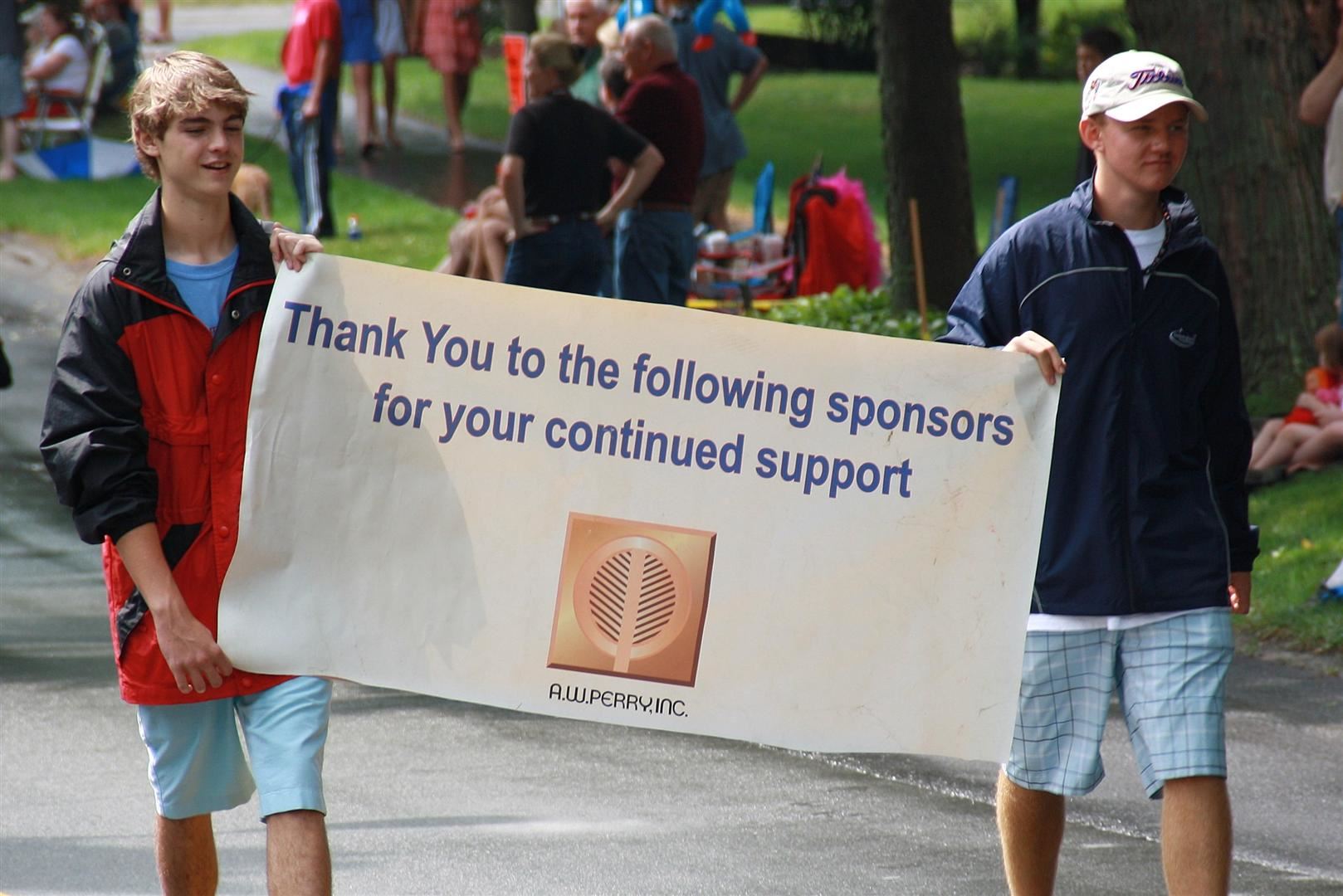 Thank you to our top sponsor A.W. Perry